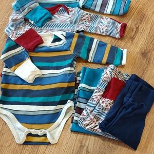 Pact Organic 0-3mths Onesie and Pants (3 Sets)